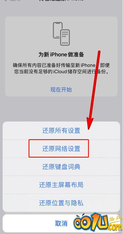 iPhone13怎样还原网络设置？iPhone13还原网络方法介绍截图