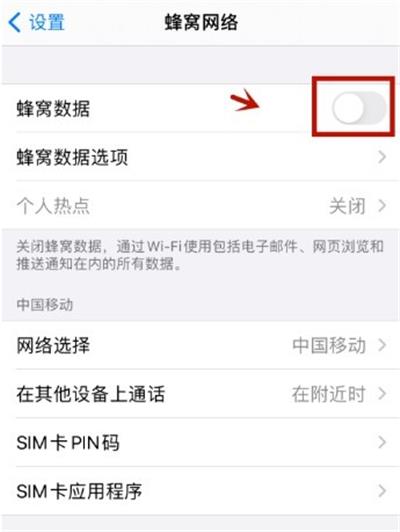 苹果手机数据流量在哪打开 苹果手机开启数据流量方法截图