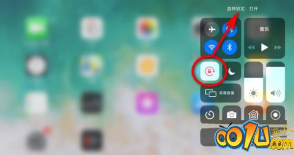 iPadair4怎么关闭自动旋转?iPadair4关闭自动旋转方法截图