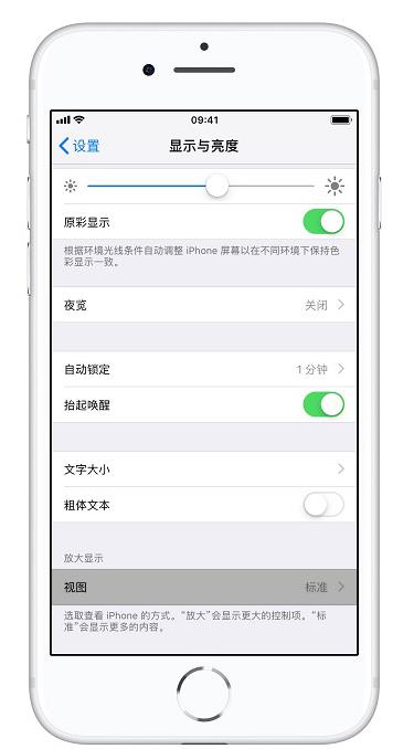 iPhone手机放大桌面图标的详细操作截图