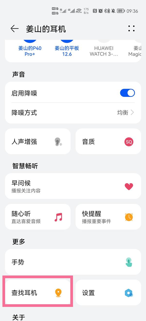 华为无线耳机丢了怎么定位？华为耳机开启定位功能方法介绍截图