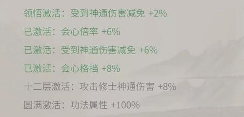 一念逍遥二十二阶功法属性效果怎么样？一念逍遥二十二阶功法属性效果介绍