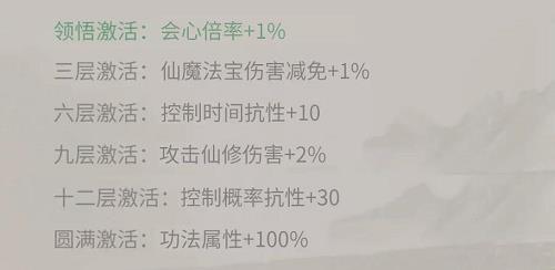 一念逍遥二十二阶功法属性效果怎么样？一念逍遥二十二阶功法属性效果介绍截图