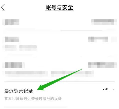 绿洲怎么查看登录记录?绿洲查看登录记录方法截图