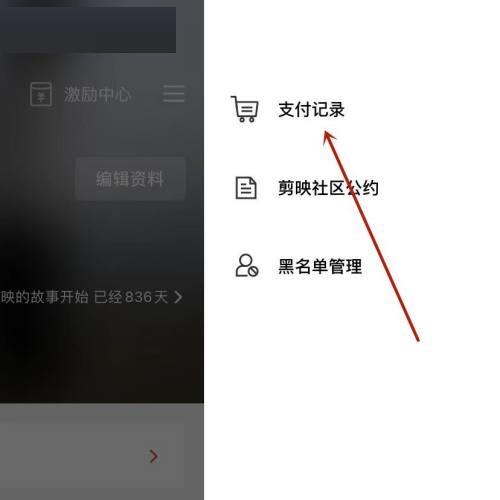 剪映支付记录怎么查看?剪映支付记录查看教程截图