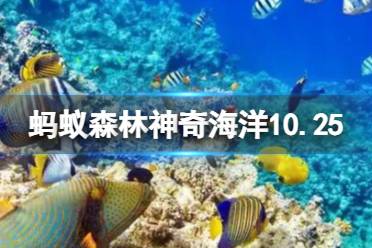 神奇海洋10.25答案 伪装成石头捕猎的鱼类叫什么